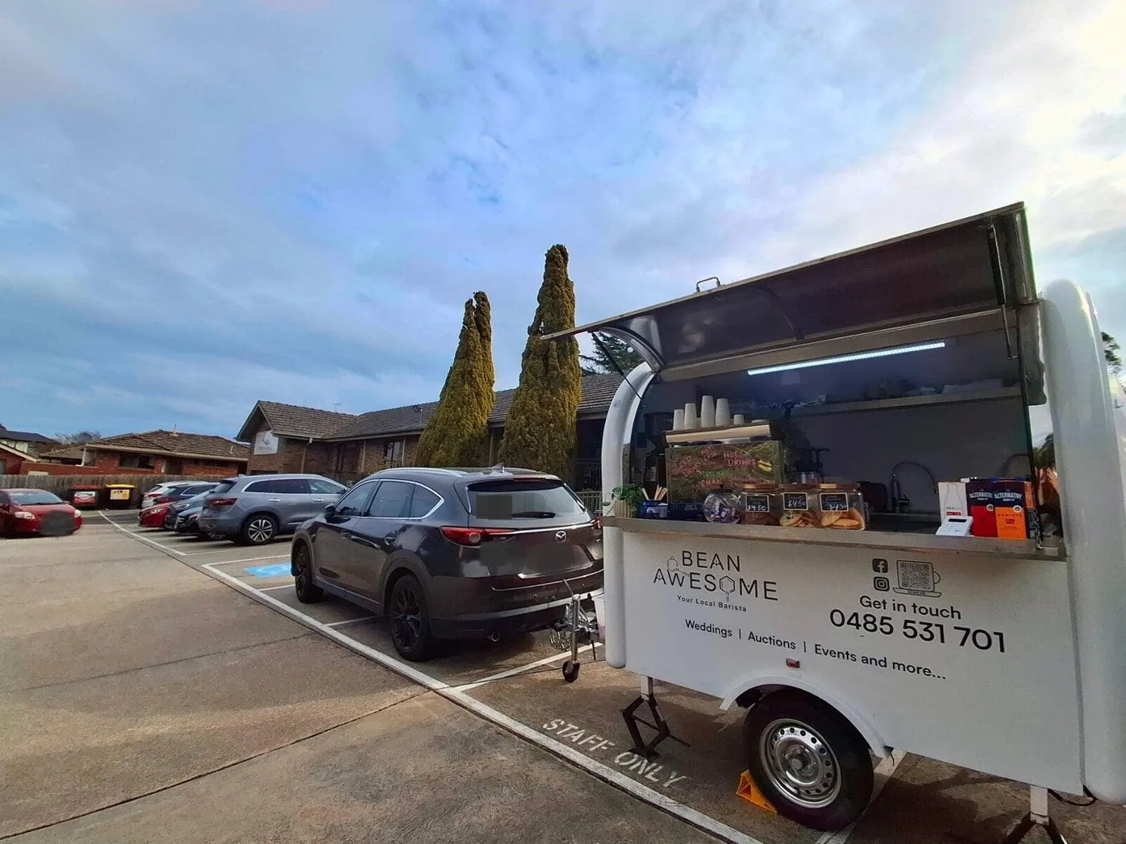 Coffee, smiles & the van