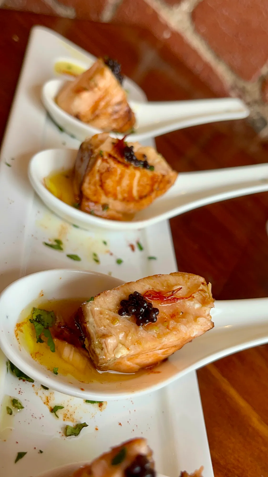 Grilled salmon 