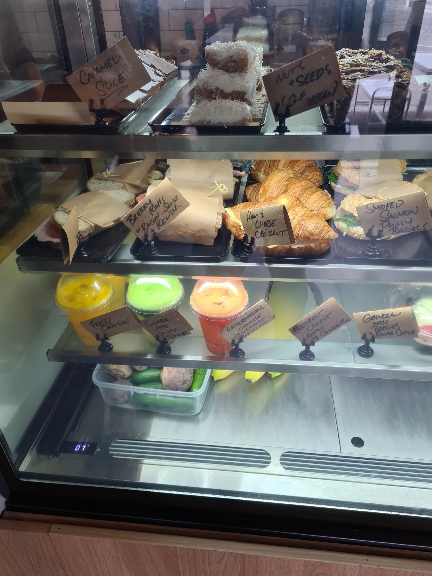 Inside the cafe