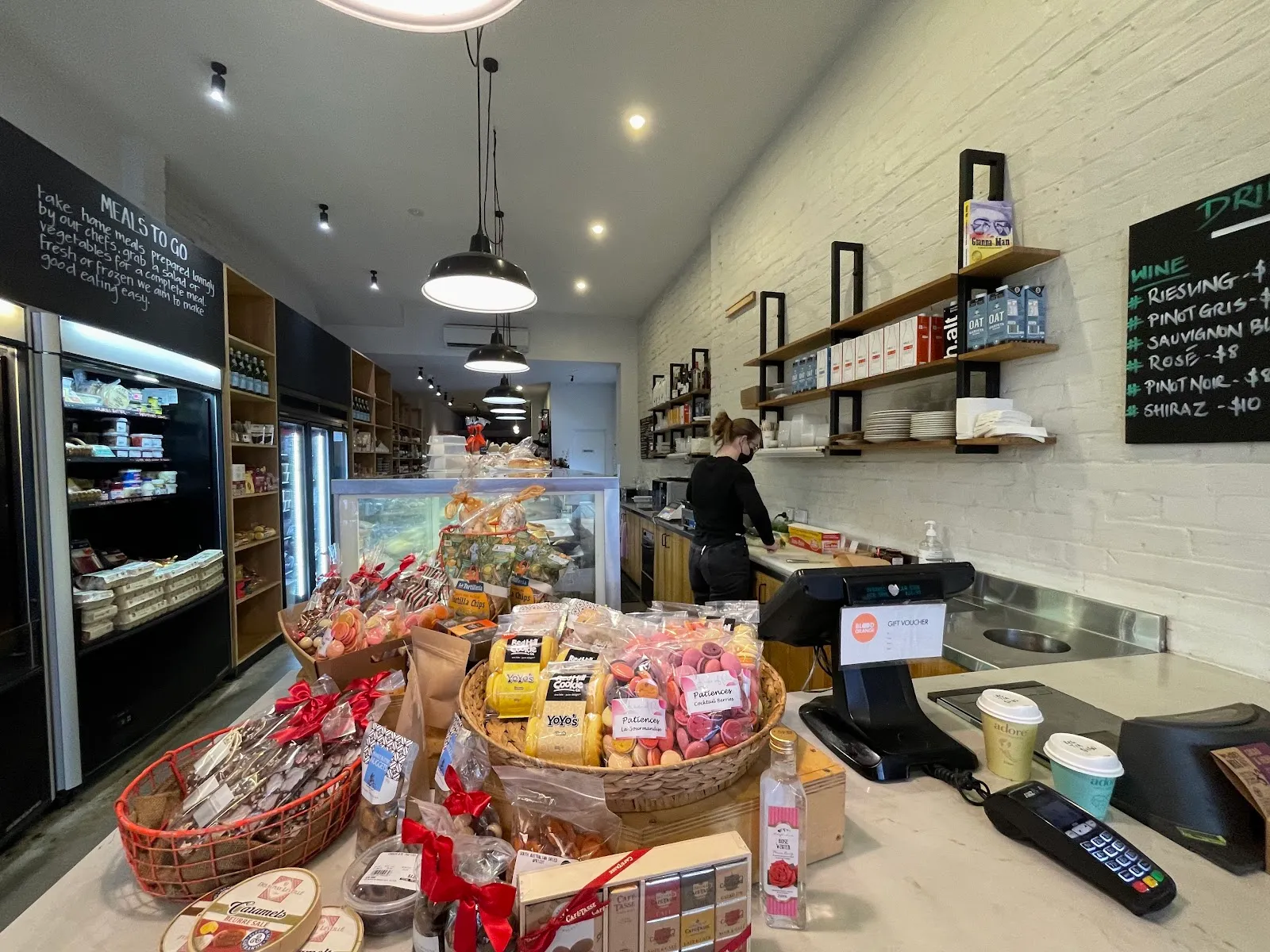 Inside the cafe