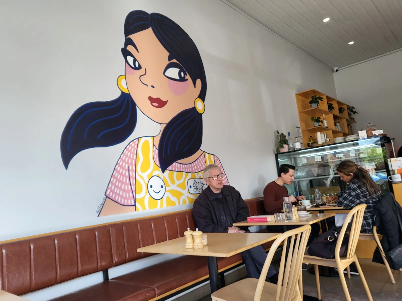 Inside the cafe