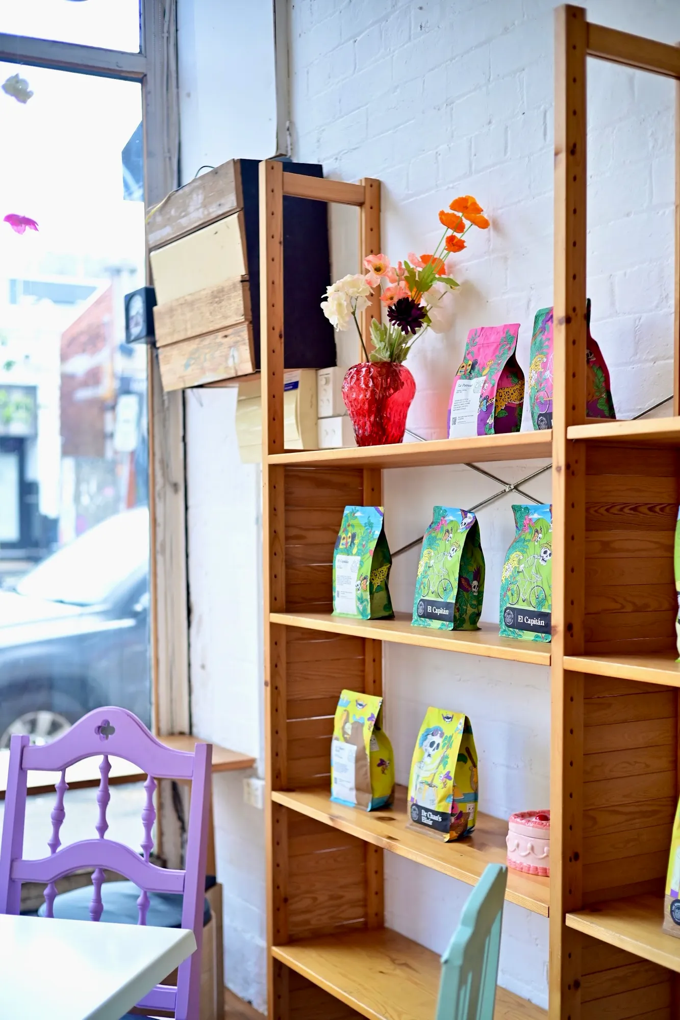Inside the cafe