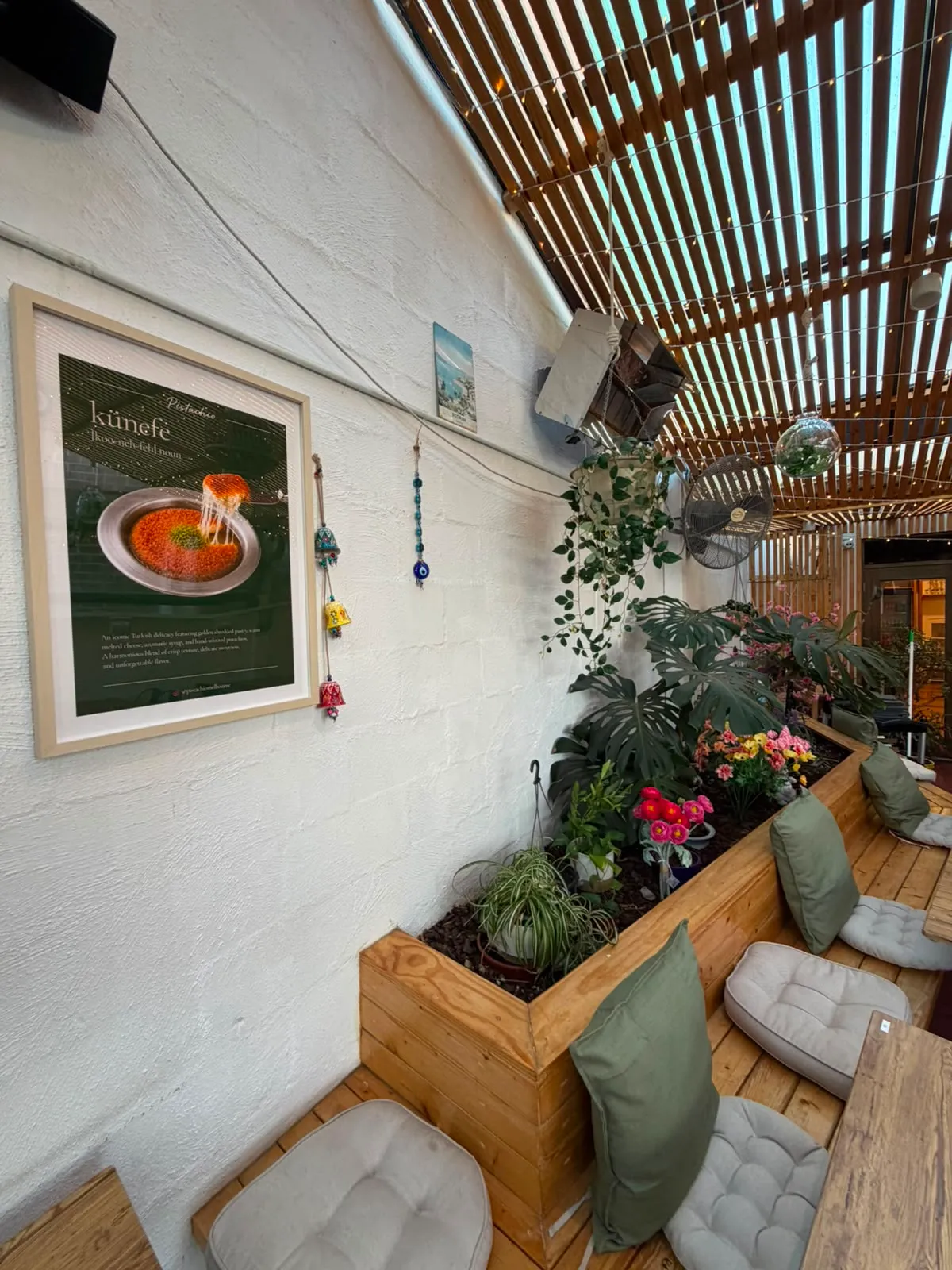 Inside the cafe