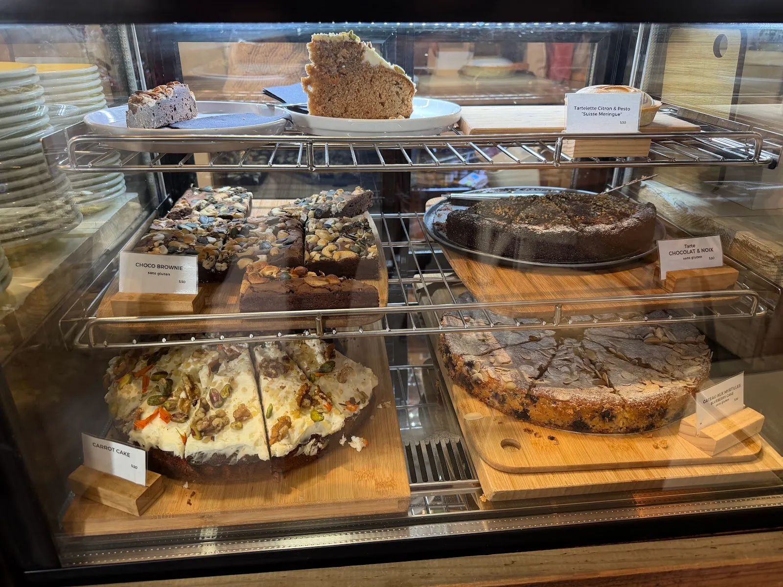 Inside the café