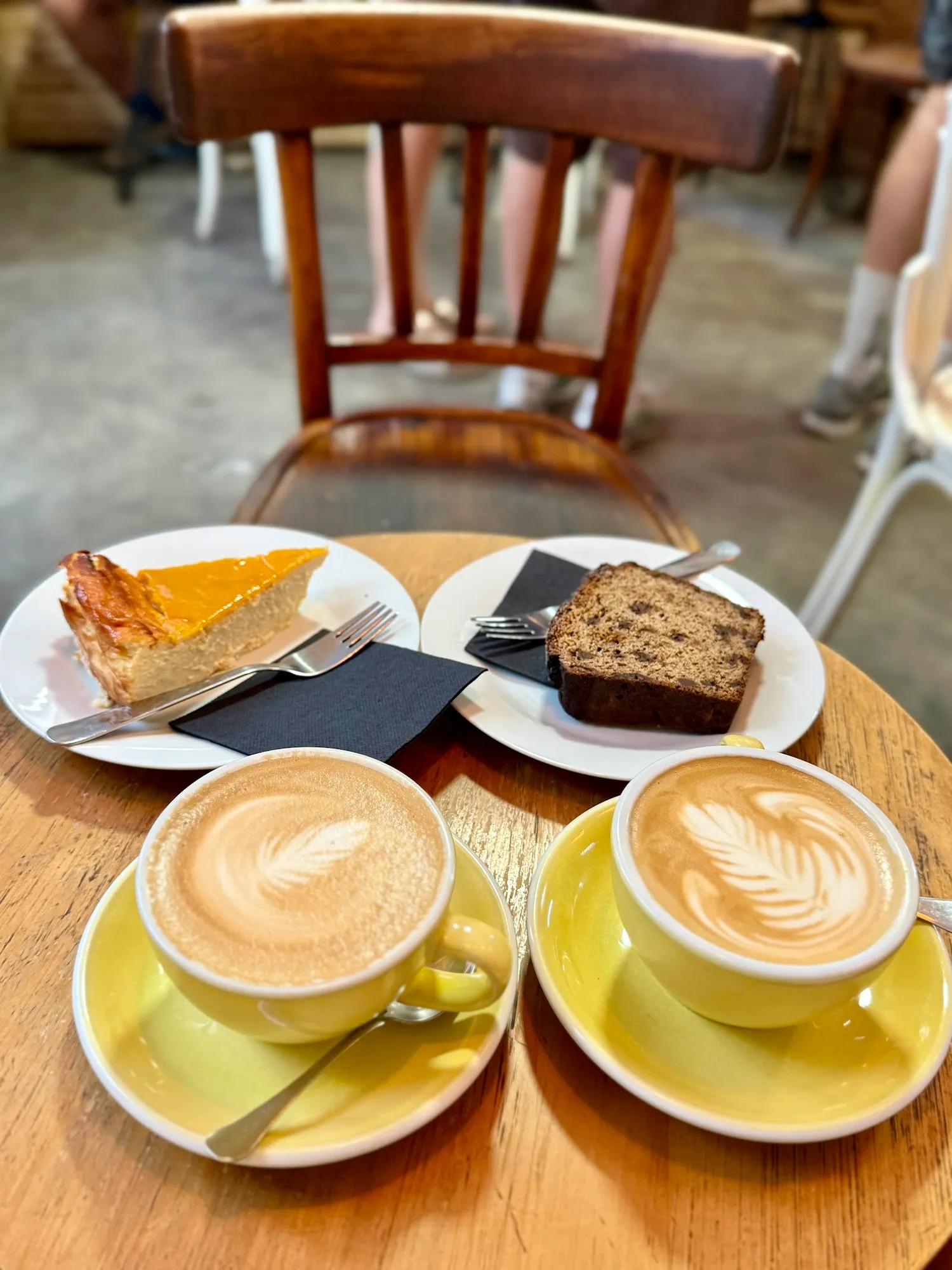 Inside the café