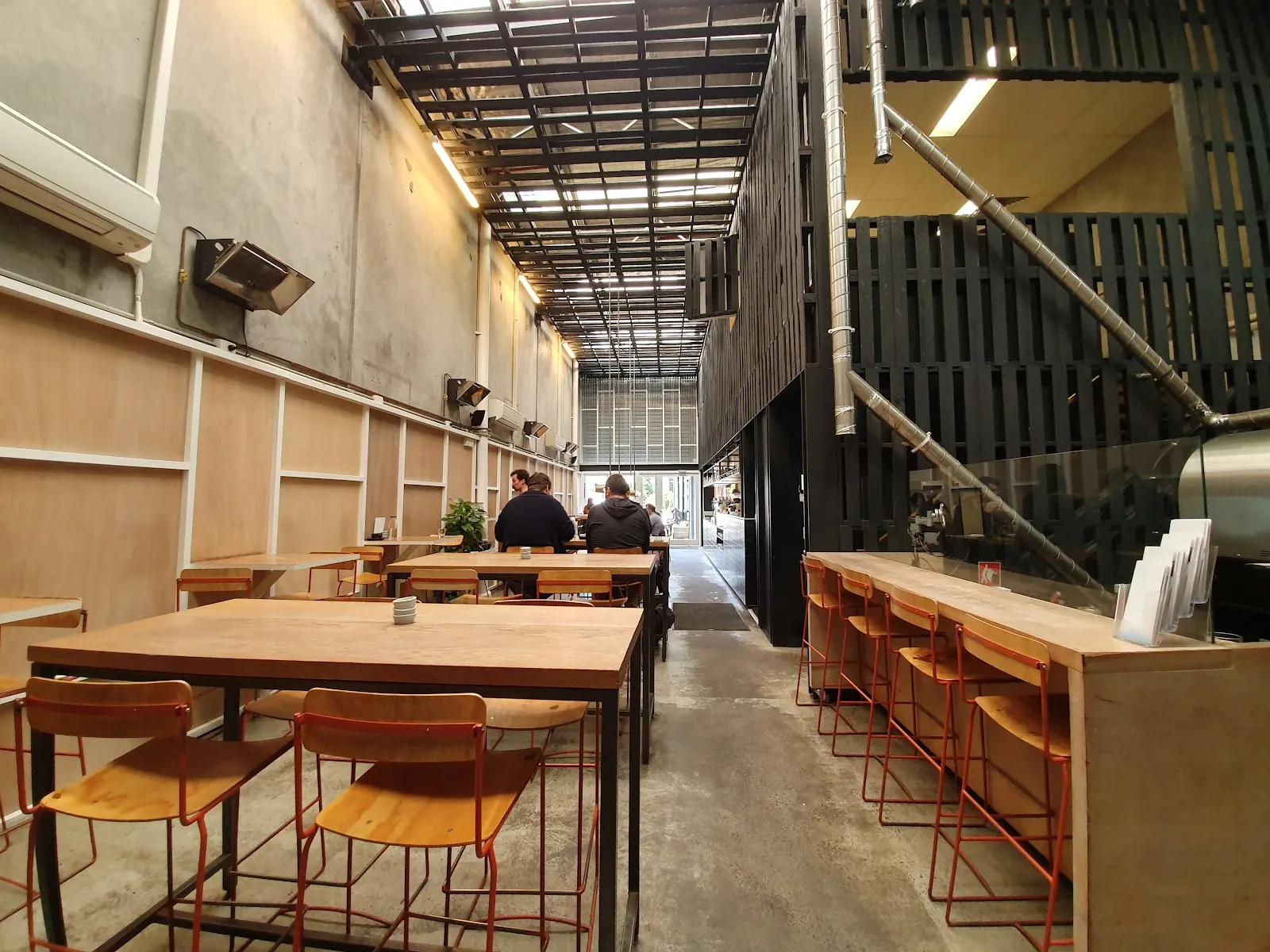 Inside the cafe