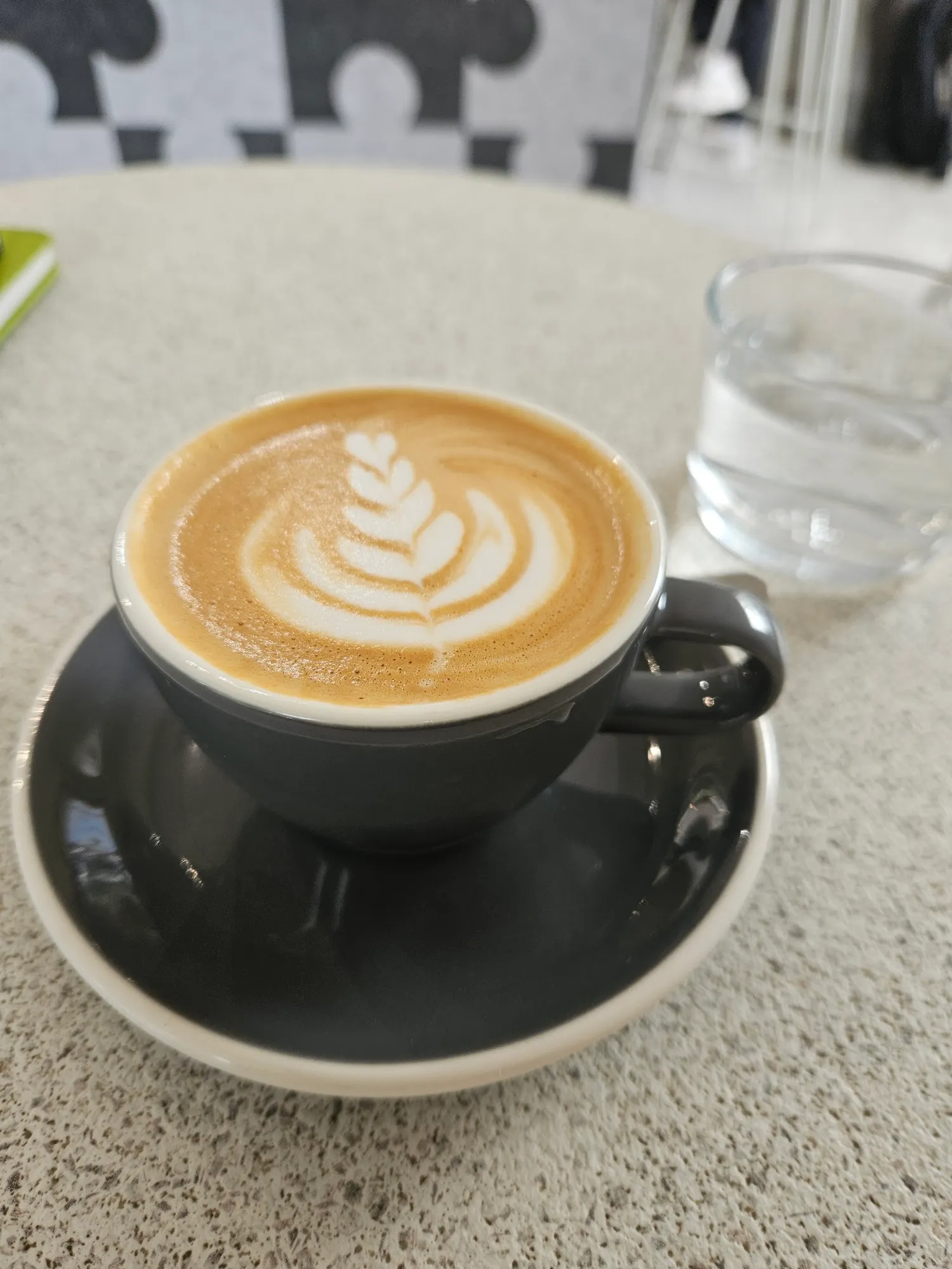 Inside the café