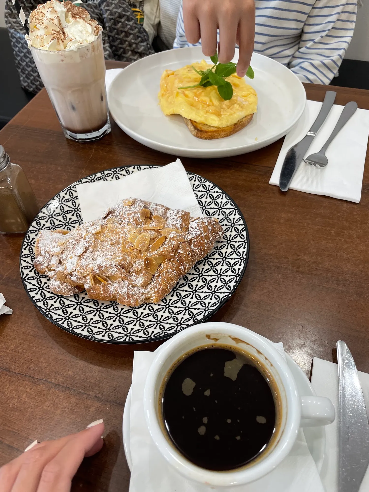 Inside the cafe